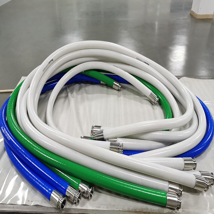 铂金硫化硅胶钢丝管 卫生级纯化水用硅胶管