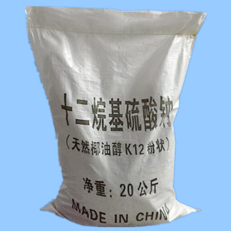 k12粉十二烷基硫酸钠 牙膏洗涤建筑发泡剂  出口sls 厂家