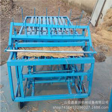 蔬菜大棚路面保温机全自动草席编织机 多针针距可调稻草苇帘机