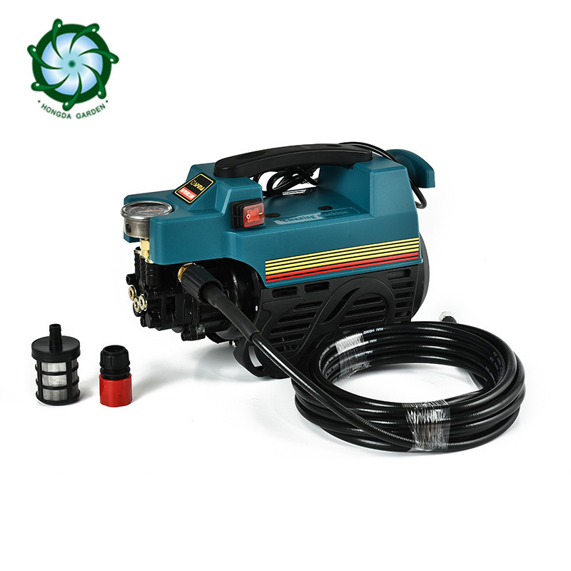高压洗车机便携220V自吸家用洗车水枪水泵全自动清洗泵停枪关机