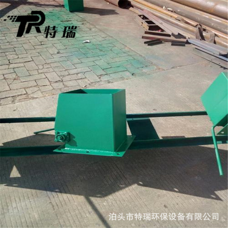 气动重锤式双层翻板阀单层重锤阀双开门重锤翻版阀700*700翻板阀