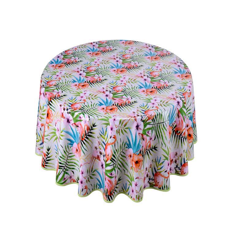 Cross-Border Export Supply Plastic Printed Composite Tablecloth Pvc Tablecloth Hotel Supplies Waterproof Tablecloth