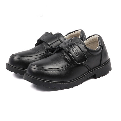 男童皮鞋黑色英倫風兒童軟底2020新款春秋學院演出牛皮男孩小皮鞋