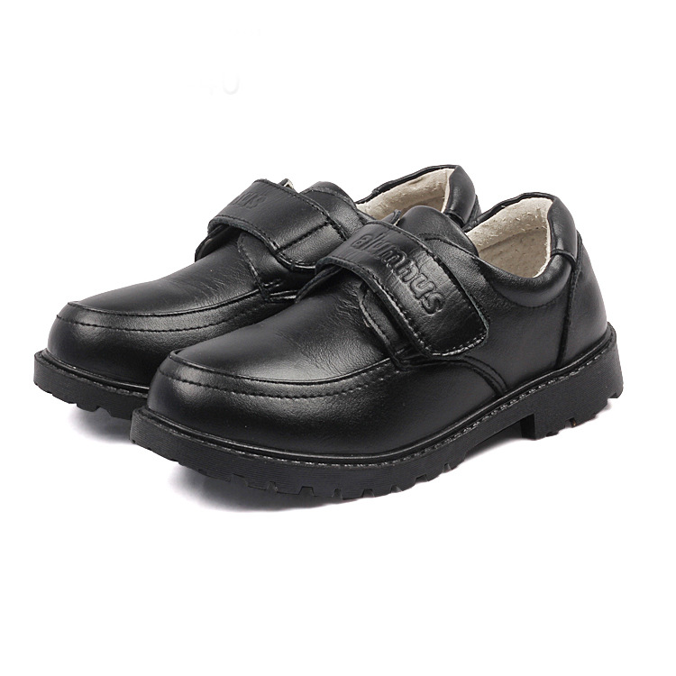 男童皮鞋黑色英倫風兒童軟底2020新款春秋學院演出牛皮男孩小皮鞋