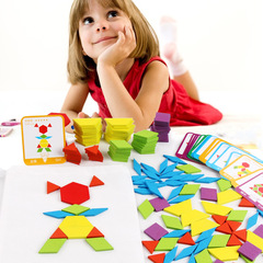 155 Creative Shape Puzzles MG15 Children's Early Education Brain-Training Tiles p.35 Transformable Geometric Shapes Tangram