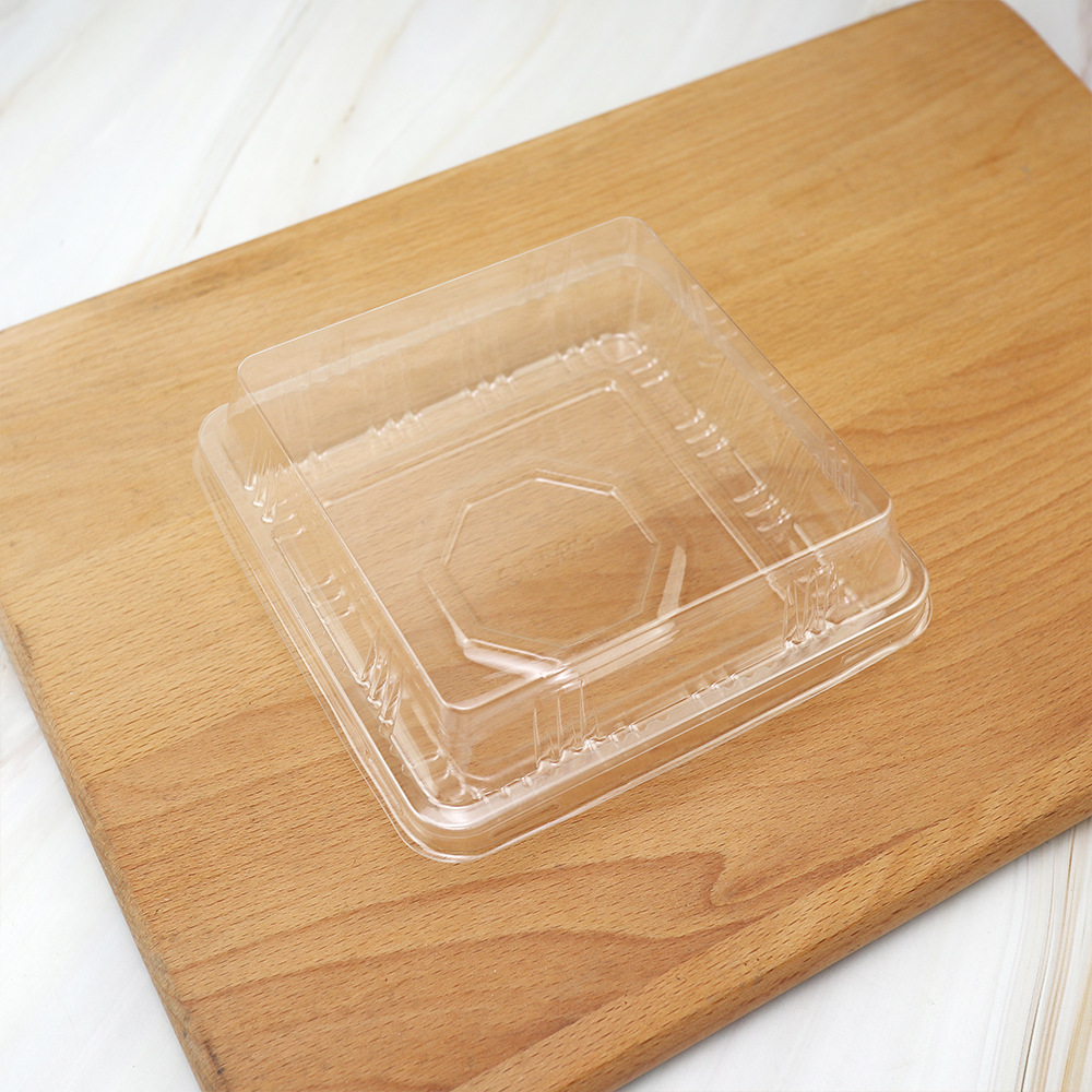 Caja de embalaje de papata puff, Xue Mei Niang, carne de pino de cáscara, pastel de frijoles verdes, caja de embalaje cuadrada, caja de comidas para llevar image 6