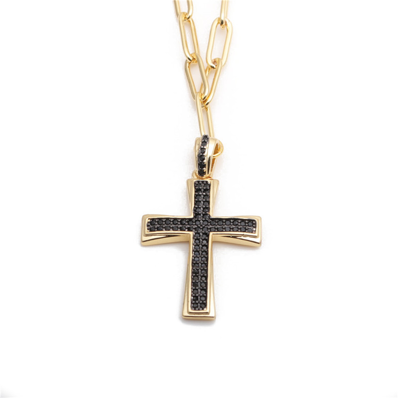 collier croix zircon incrust de hiphoppicture4