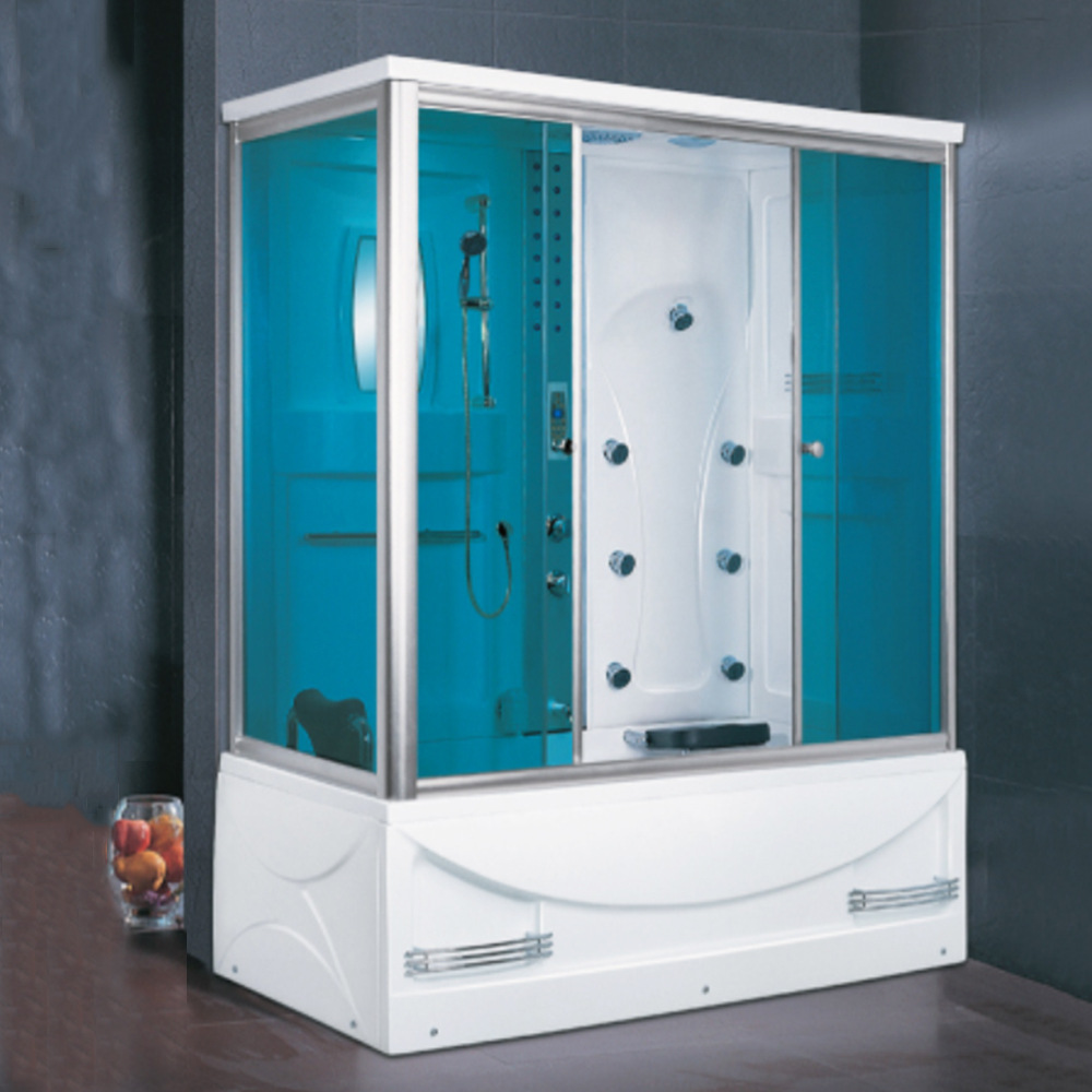Cuarto de vapor rectangular ducha baño integrado habitación 1,4/5/6 m con bañera baño integrado bañera