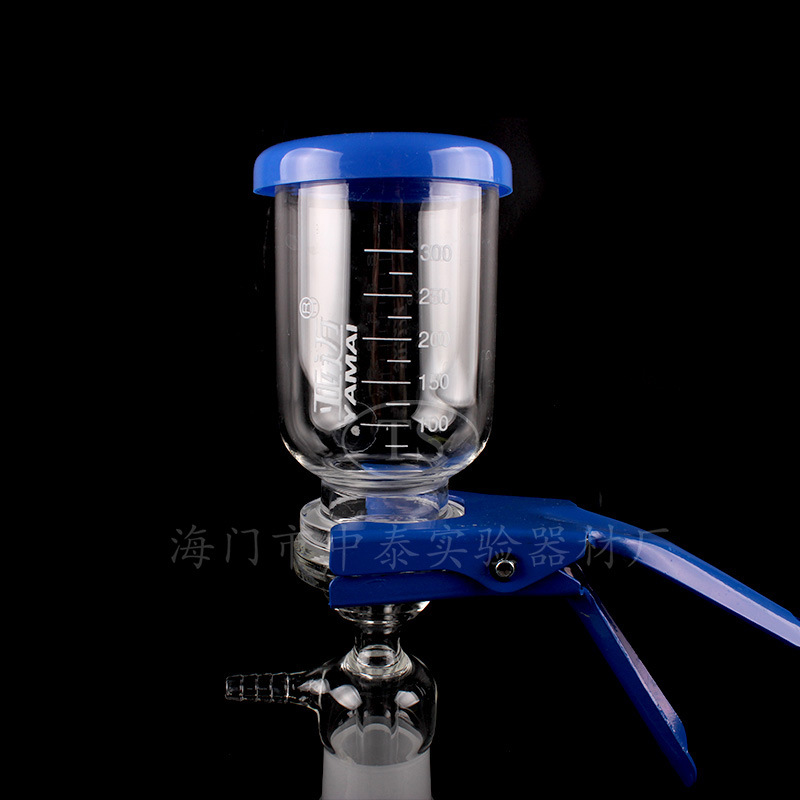 500ML砂芯过滤装置、玻璃砂芯过滤装置 溶剂过滤器 砂芯过滤