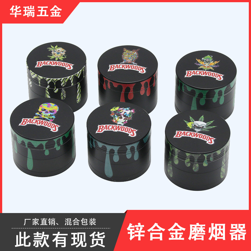 New 4-layer zinc alloy cigarette grinder...