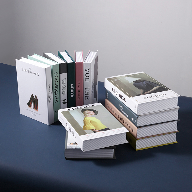 Nordic Modern Simple Simulation Book Ornaments Fake Book Room Bookcase Desktop Home Decoration Shooting Props Decoration