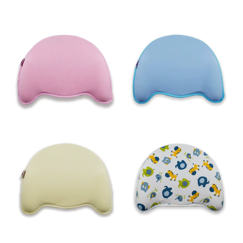 Оптовая Продажа с фабрики хлопковая детская подушка От 0 до 3 лет коррекционная голова Анти-отклонение головы детская стайлинга с эффектом памяти хлопковая детская подушка