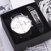 Set, bracelet, men's fashionable calendar, swiss watch