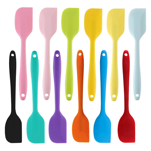 One-piece Large All-in-One Silicone Scraper Cake Spatula DIY Baking Tool Cake Tool Baking Scraper