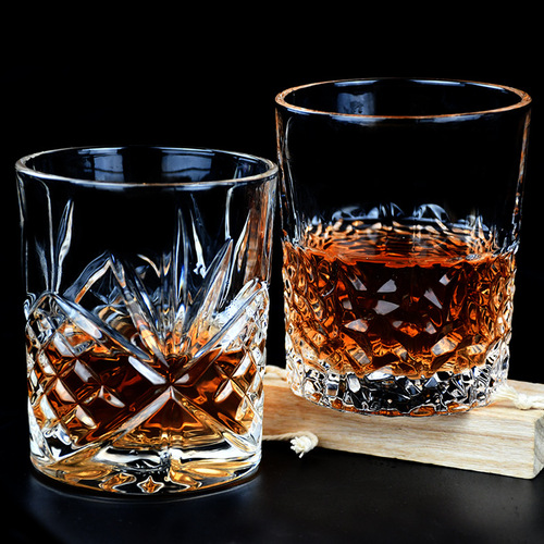 欧式创意水晶玻璃威士忌杯烈酒杯家用啤酒杯酒吧ktv酒具套装