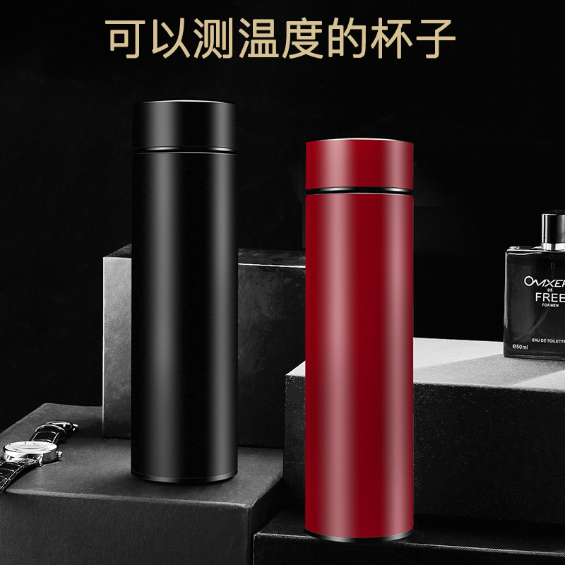 live broadcast Availability Stainless steel intelligence Temperature vacuum cup touch Water cup display temperature glass business affairs gift customized