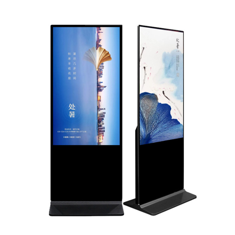 工厂供应 55寸广告机 落地立式单机版/网络安卓高清液晶广告机