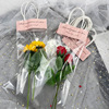 Brand transparent gift box, handheld bag flower-shaped