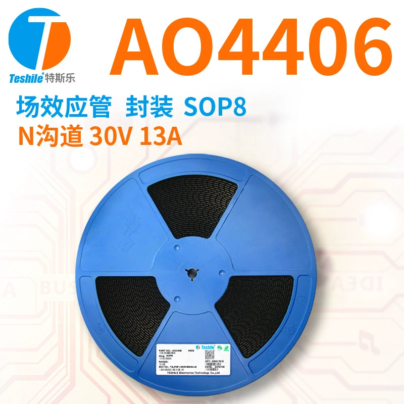 Полевой транзистор Teshile AO4406 N-канальный 30В 13А, корпус SOP-8, оригинал