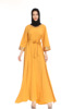 The manufacturer directly provides edodo's new Muslim women's dress， Middle East Arab seven point sleeve large swing lon