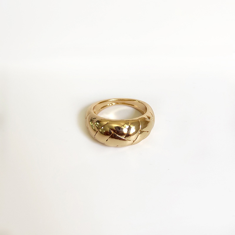 1 Piece Fashion Solid Color Zinc Alloy Plating Womenu0027S Rings