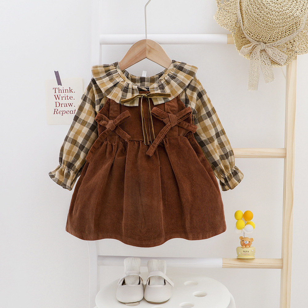 Girls' suit spring 2021 new baby and chi...