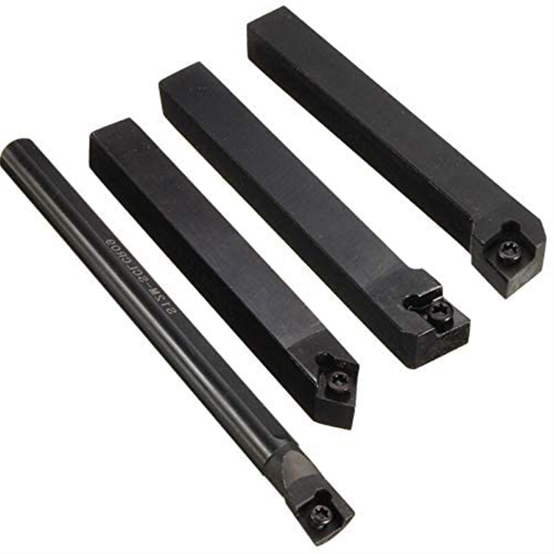 外圆车刀套装 95度12mm4支装CCMT09T304刀粒螺钉式机夹车刀杆刀架