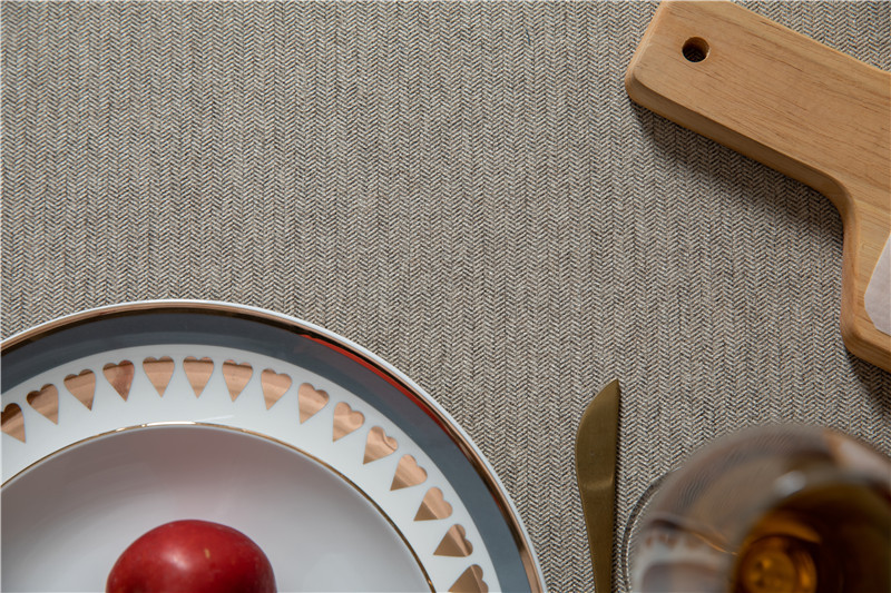 Thickened Polyester-cotton Cotton-linen Modern Simple Solid Color Rectangular Coffee Table Cloth, Dining_voghion.com