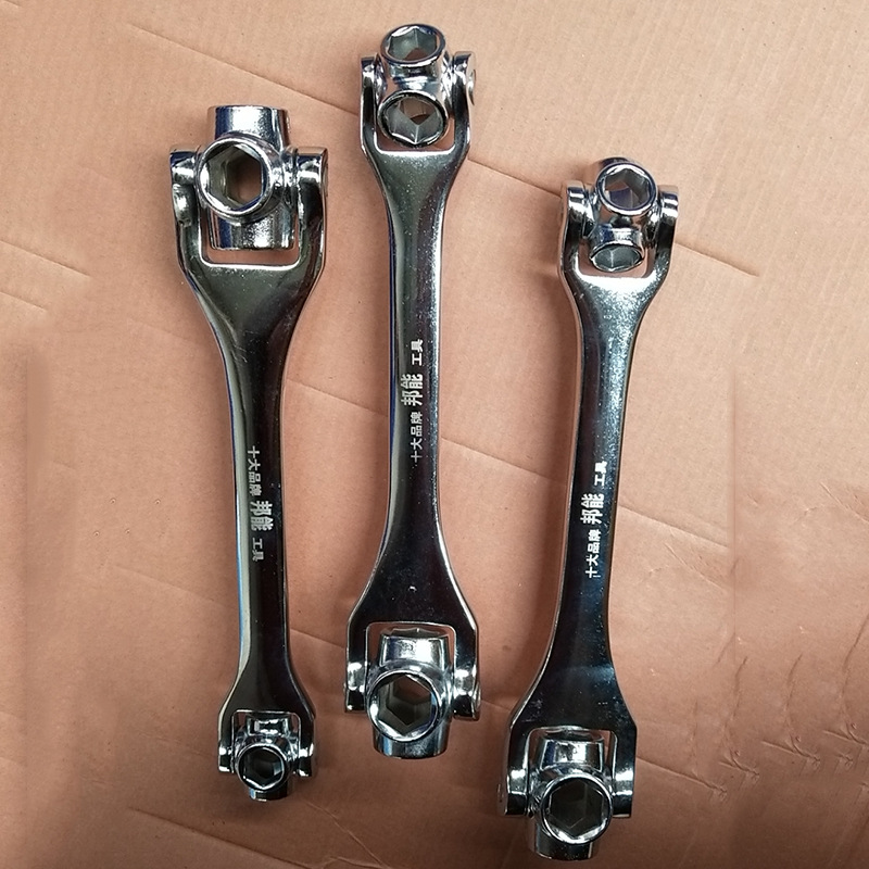 厂家现货量大从优扳手八合一扳手 狗骨头扳手万向旋转多头扳手