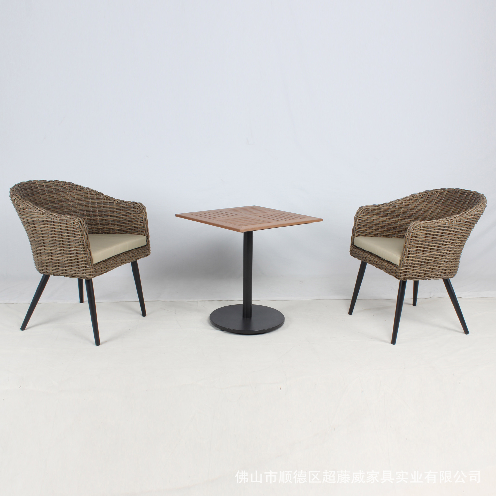 藤椅 单人靠背椅庭院卧室家用餐厅椅子简约休闲阳台藤编户外桌椅