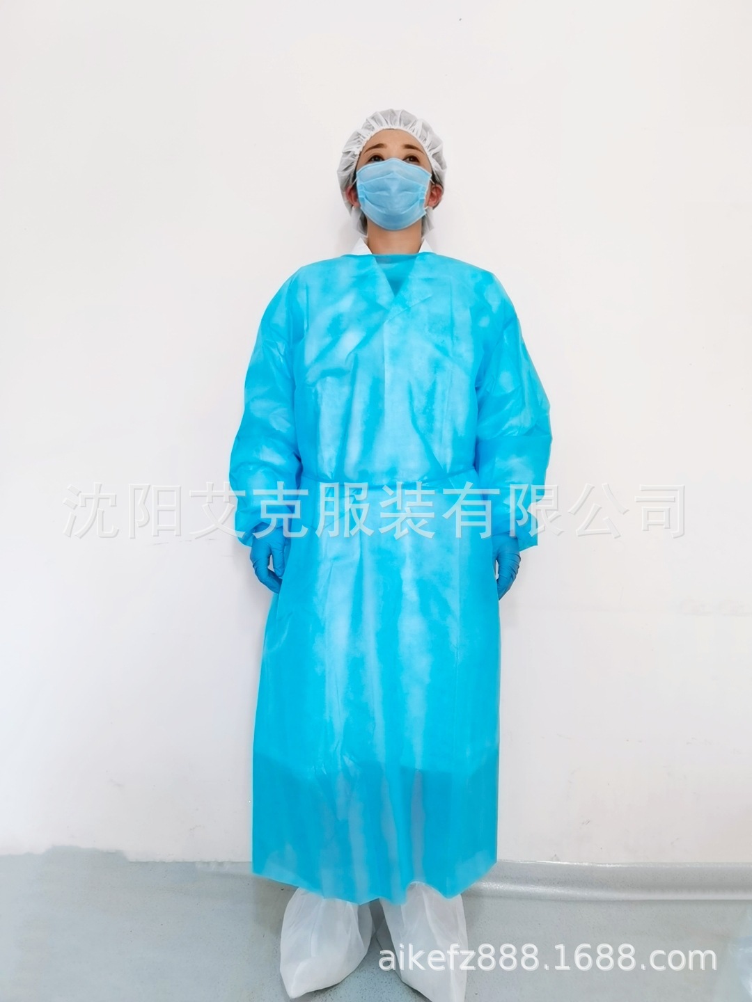 一次性无纺布反穿式隔离罩衣