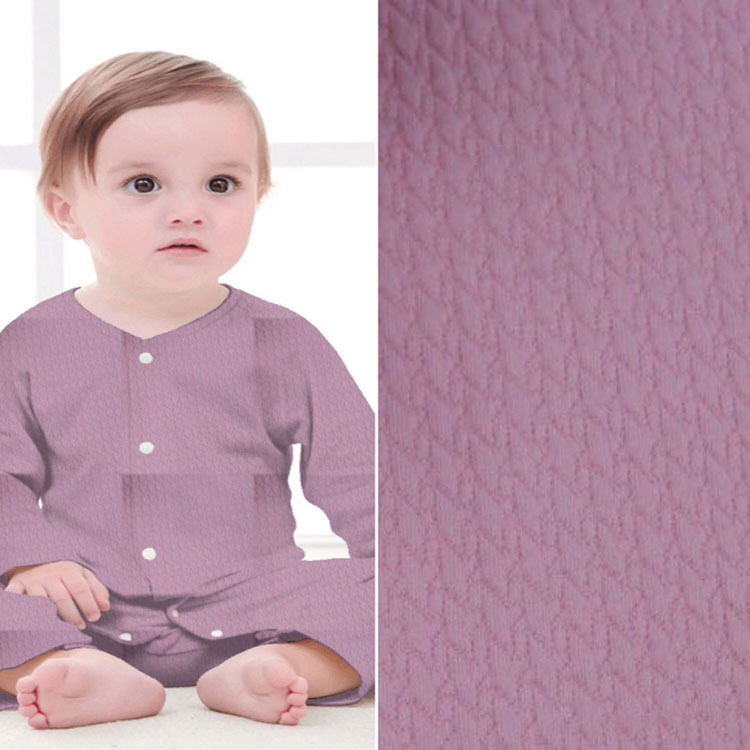 几何提花针织布料秋冬卫衣外套服装千鸟格夹丝空气层面料批发