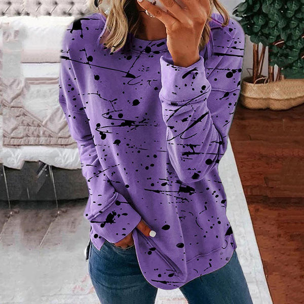 Stylish Graffiti Print Sweatshirt