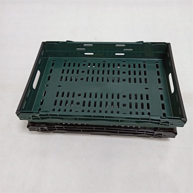 蓝色塑料摆放箩加厚黑色陈列箩高承重塑料筐厂家直销