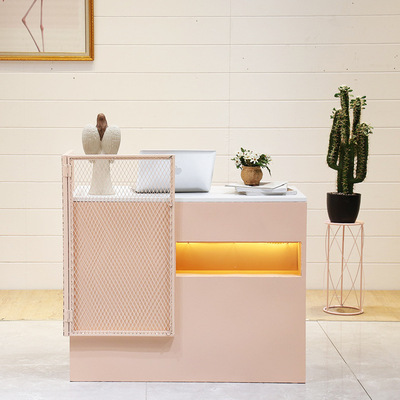 Iron workshop Barber Shop Cashier Bar counter counter Simplicity Front Taipei Lio small-scale shop Reception