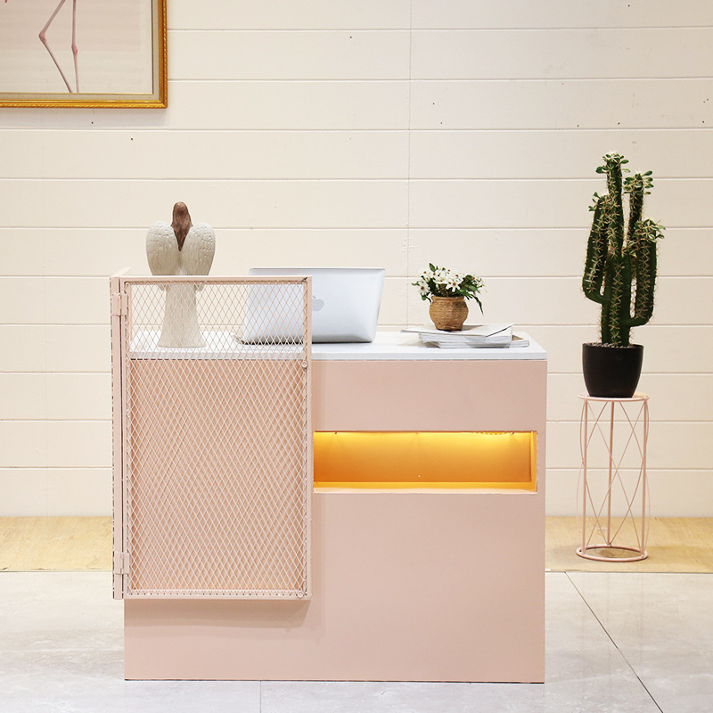 Iron workshop Barber Shop Cashier Bar counter counter Simplicity Front Taipei Lio small-scale shop Reception