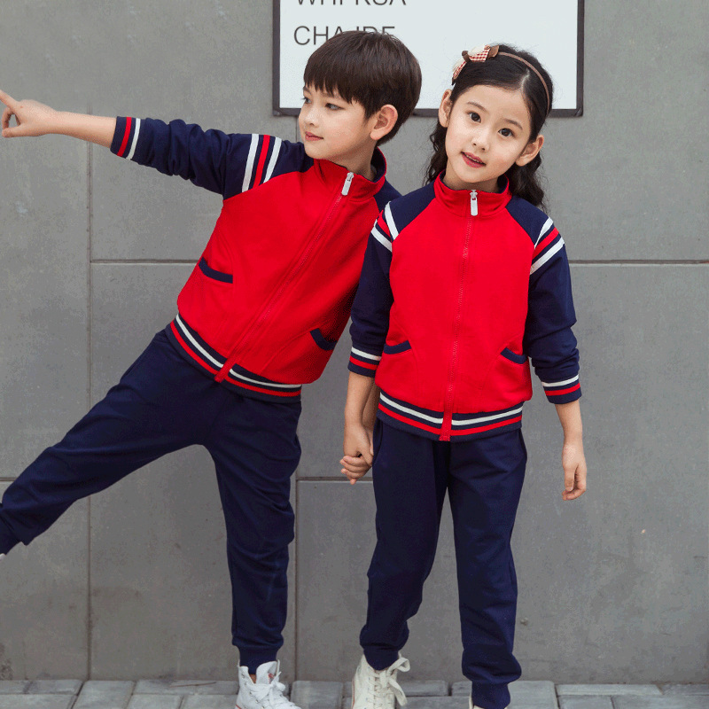 Preschool uniform set for spring and autumn, primary school uniform autumn style, class uniform, children's new autumn fashion, sports uniform