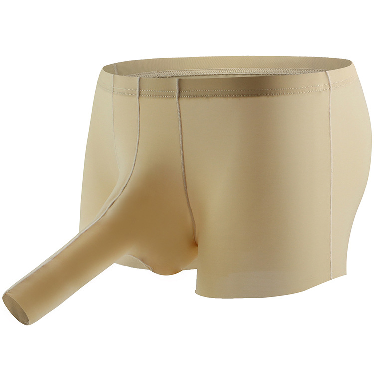 Men's underwear Men's Ice Silk bullet separation sexy comfortable breathable Seamless boxers