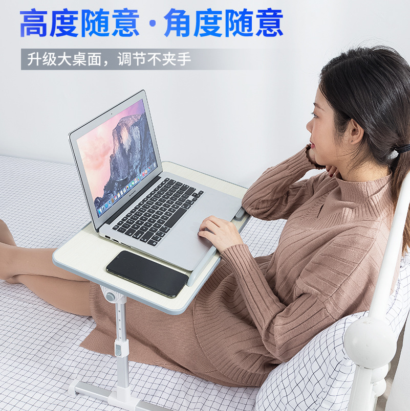 Laptop table bed desk foldable lazy small table bedroom student dormitory learning table simple