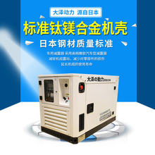 船舱用大泽动力18KW水冷静音柴油发电机 微型220V380V TO20000ETX