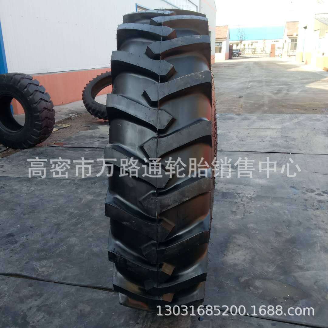 甲卢河顺福昌18.4-38轮胎R-1人字农用拖四轮拉机收割机