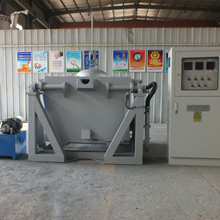 重慶市熔化爐 鋁合金可傾斜式熔煉爐 廢鋁鋁錠熔化保溫爐