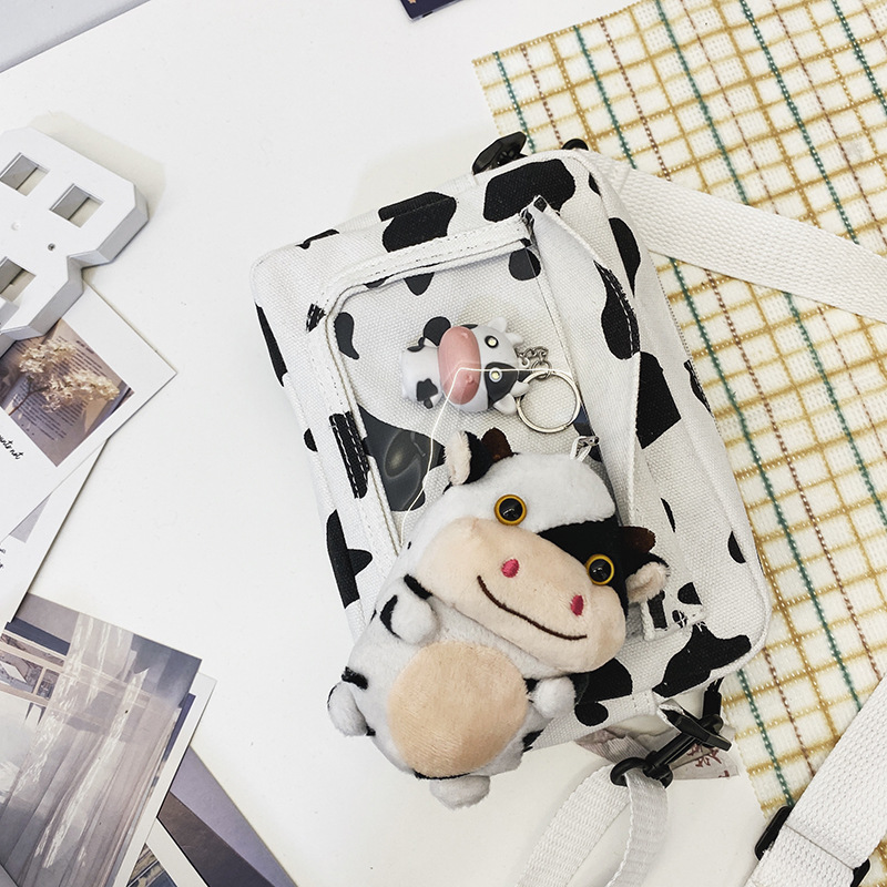 Moda Coreana Nueva Creativa Linda Muñeca Transparente Bolsa De Mensajero Bolsa De Lona Suave Al Por Mayor display picture 46