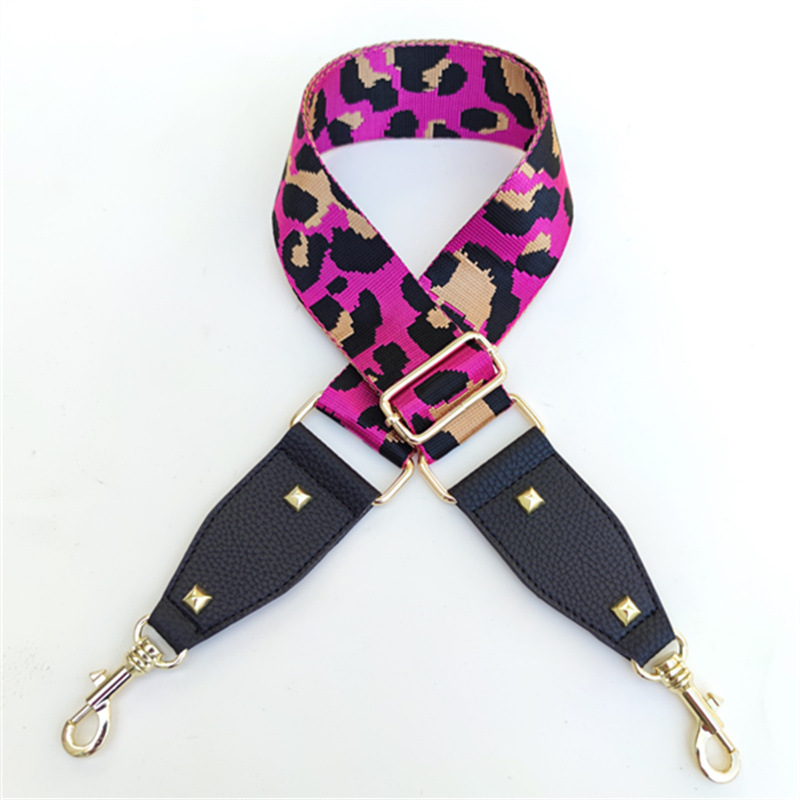 All Seasons Polyester Leopard Bag Strap display picture 3