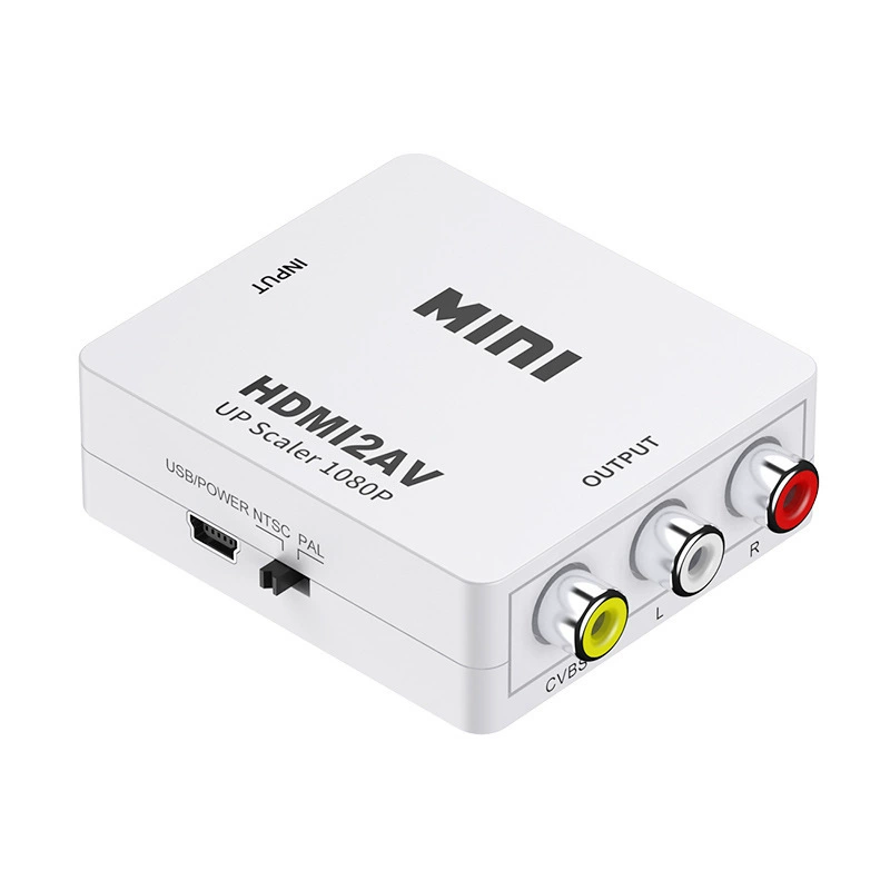 HDMI to AV converter HDMI to RCA conversion 1080p mini HDMI to AV HD conversion