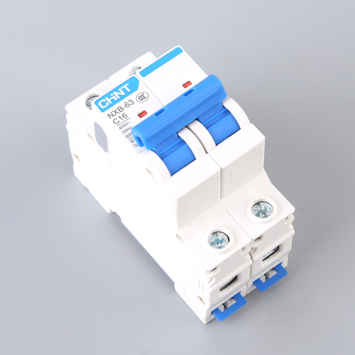 Chint circuit breaker air switch 1P 2P 3P 4P home protector plastic small air circuit breaker NXB-63
