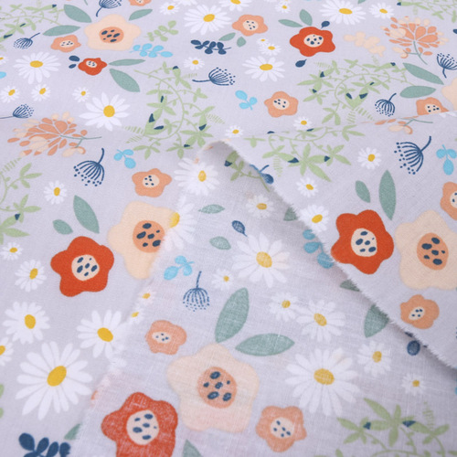 全棉印花布面料 府绸印花 春夏儿童衬衫连衣裙全棉印花面料供应