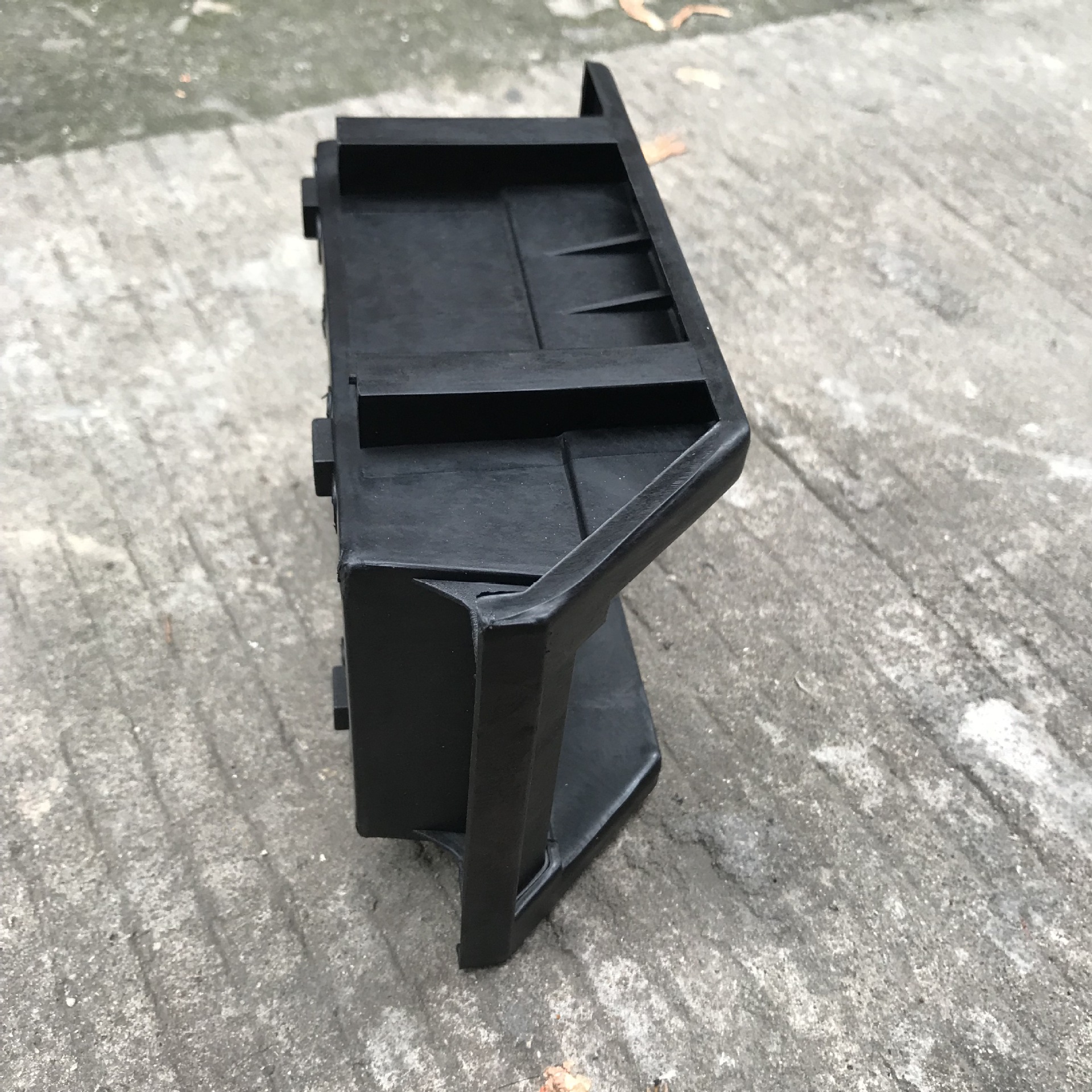 180*120*80mm防静电斜口零件盒 物料塑胶工具盒 黄色零件元件盒