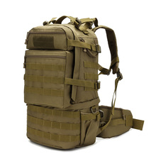【小额批发】包包大容量双肩包户外背包钢架战术男多用50L大背包