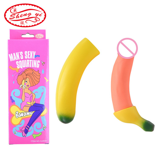 Cross-border man-made toy squirting water banana turns into a big bird model Hen Party bachelor party sexy banana props